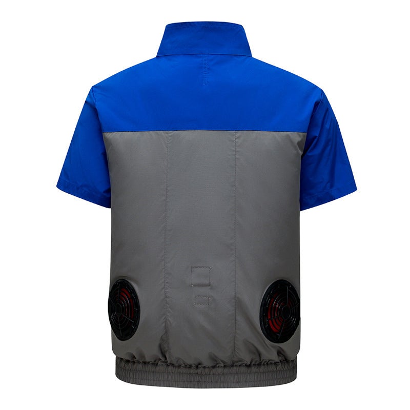 Summer Cooling Air Conditioning Clothes Work Clothes Sunscreen Refrigeration Fan Clothes Outdoor Heat Dissipation And Heat Prevention Labor Protection Clothes Welding Clothes - Image 3